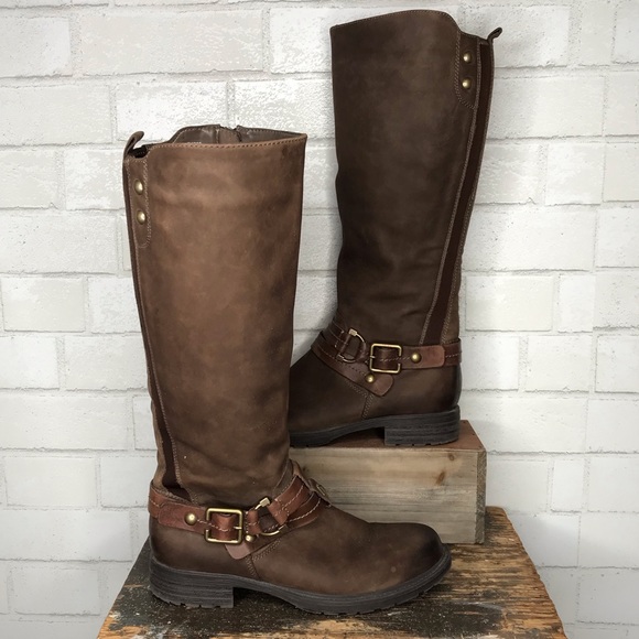 Earth Shoes - Earth Sierra Stone Tall Boots Size 8